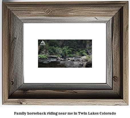 family horseback riding near me in Twin Lakes, Colorado